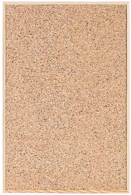 Corcho para notas Cork Inside de color marrón con aspecto de madera, An/P/Al: 90 x 60 x 1,6 cm