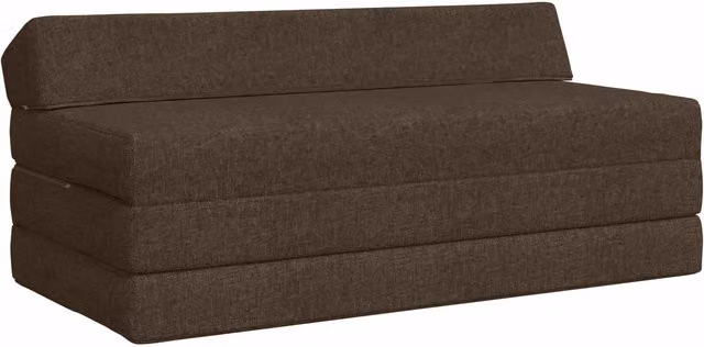 Sofá cama plegable vidaXL de tela para adultos, An/P/Al: 120 x 60 x 49 cm