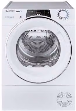 Secadora de carga frontal Candy Roe H9a2tcex-s de 9 kg, color blanco, con conexión Wifi y eficiencia energética A++