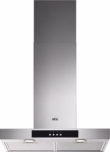 Campana extractora decorativa AEG DBB3651M en acero inoxidable color plata, An: 60 cm, Clase C