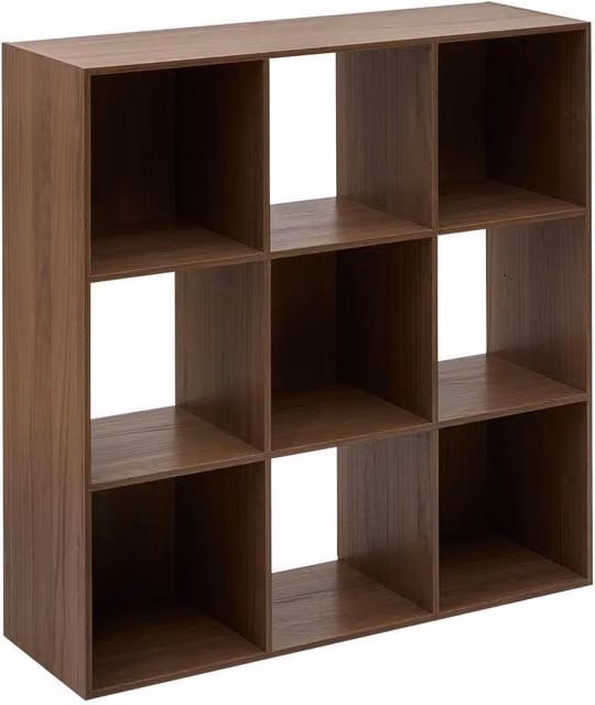 Estantería de cubo minimalista 5FIVE SIMPLY SMART SMART en color marrón de MDF y composite con panel trasero