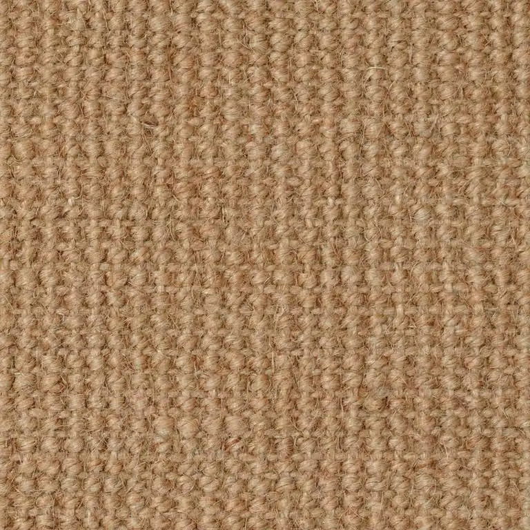 Alfombra de área de yute vidaXL en color beige y marrón, diseño moderno y rectangular, An/P: 122 x 183 cm