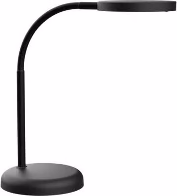 Lámpara de escritorio LED Maul en negro mate de 7W con luz blanca cálida 3000K y diseño ajustable