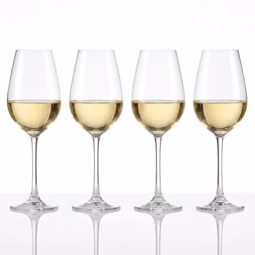 Set de 4 copas de vino blanco Spiegelau Salute de cristal transparente de 465 ml