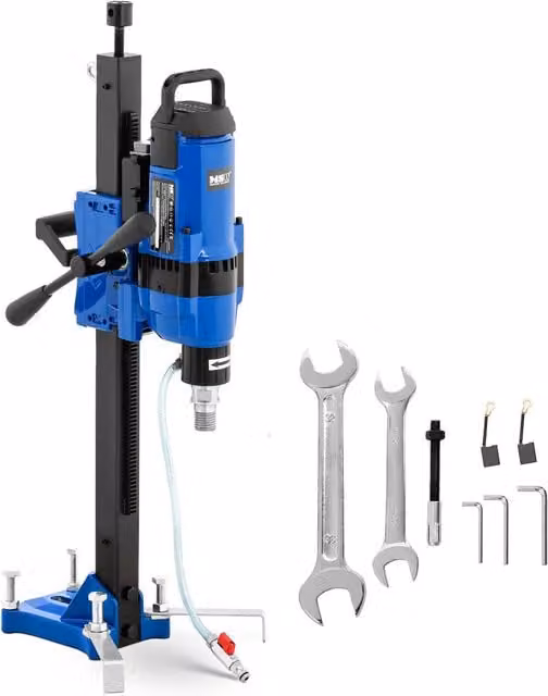 Perforadora de hormigón MSW-DDM260 de MSW con 4000 W de potencia, 750 rpm y diámetro de perforación máximo de 260 mm en color azul y multicolor
