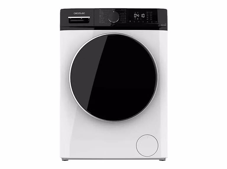 Lavadora de carga frontal Cecotec Bolero DressCode 7610 Inverter A, capacidad 7 kg, 1400 rpm, color blanco