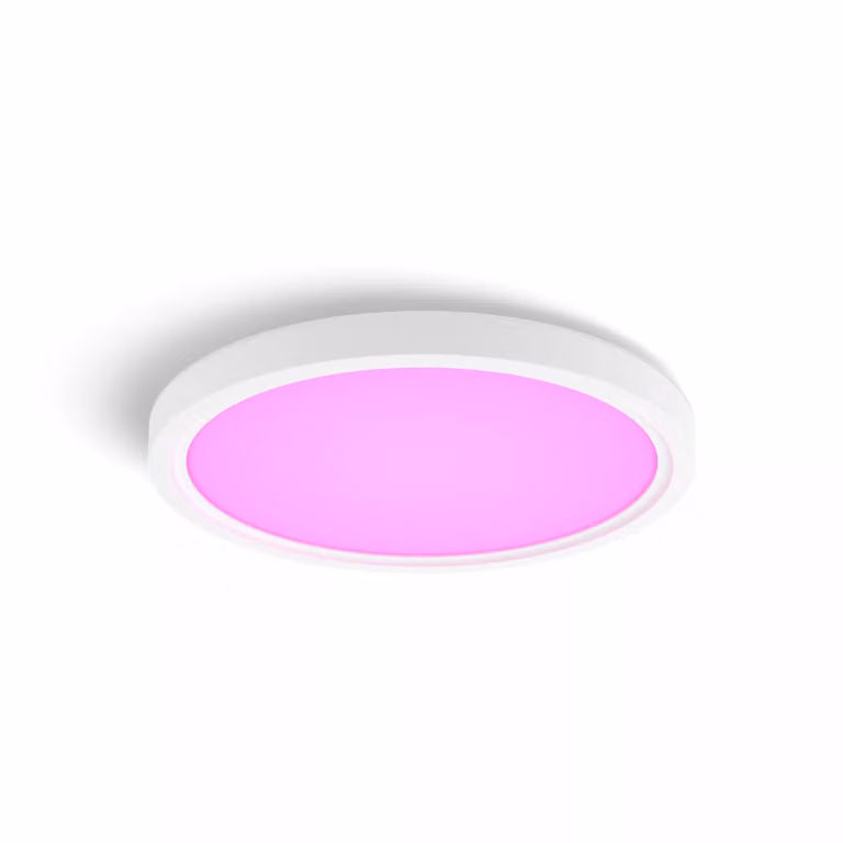 Plafón de techo Philips Hue Devote LED redondo de color blanco