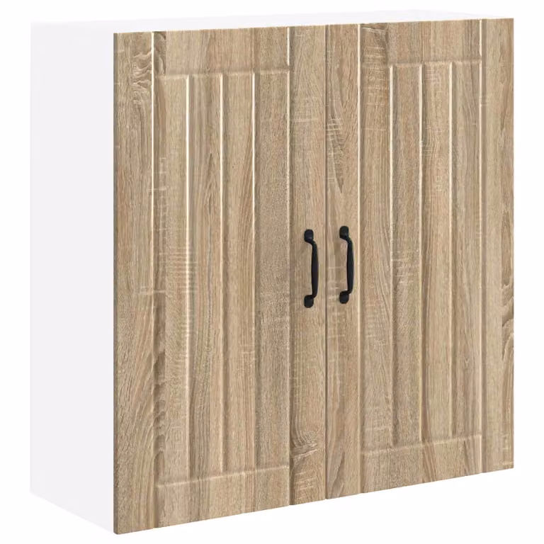 Armario de pared para cocina vidaXL LUCCA en color marrón, An/P/Al: 80 x 31 x 80 cm