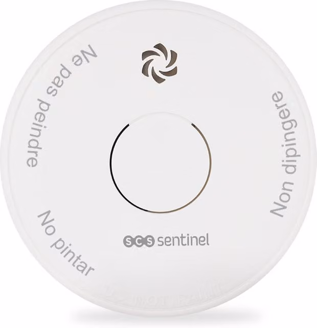 Detector de humo Sentinel color blanco con batería de 10 años de autonomía