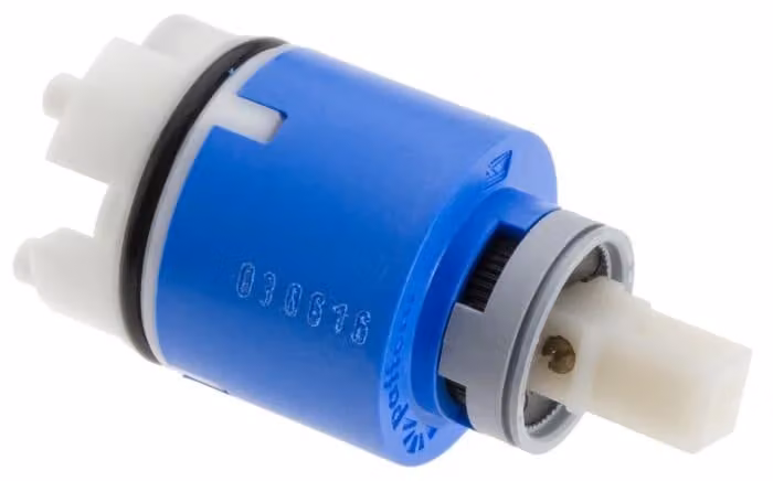 Cartucho de repuesto Paffoni Kronenbach 2.0 con seguridad de parada y cerámica en color azul, diámetro 35 mm