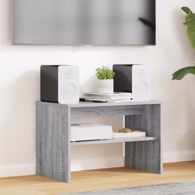 Mueble de TV moderno Maison Exclusive en color gris sonoma y madera de ingeniería An/P/Al: 60 x 35 x 40 cm