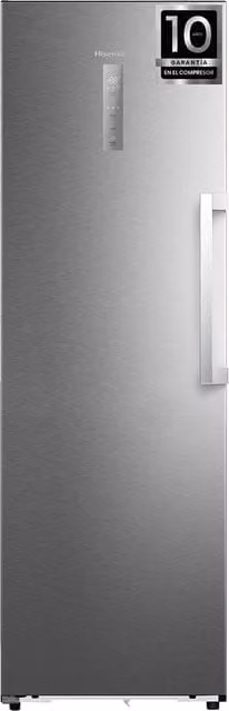 Congelador de una puerta Hisense Kitchen Fit Total No Frost FT3K310SAIE1 en color plata con conexión WiFi y control por App