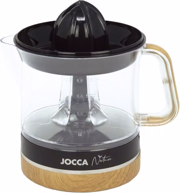 Exprimidor eléctrico de cítricos Nature Jocca 2184N en negro con piezas aptas para lavavajillas