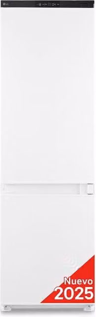Frigorífico combi integrable LG GTFN256SET con tecnología No Frost, Metal Fresh y capacidad de 233 l, Altura: 177 cm