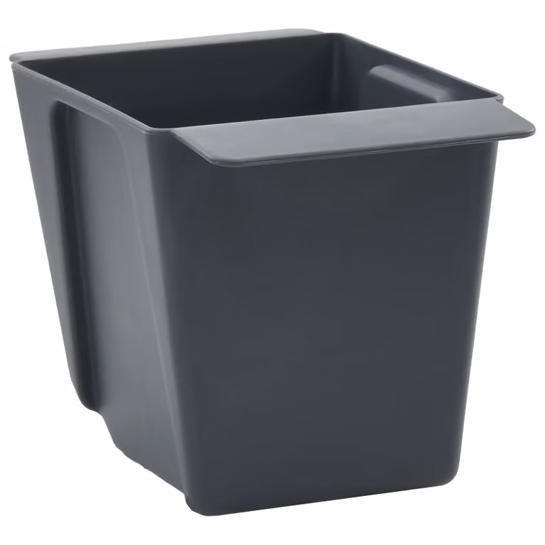 Set de 24 jardineras de plástico vidaXL para palets Euro, color gris, An/P/Al: 13,5 x 9 x 9,5 cm