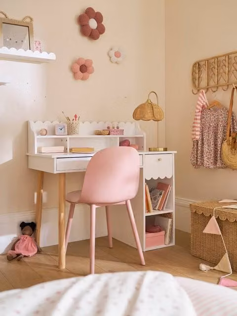 Escritorio infantil LÍNEA FESTON de VERTBAUDET en color blanco