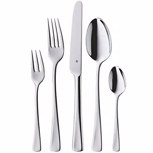 Conjunto de cubertería WMF Denver de 24 piezas en acero inoxidable color plata para 6 comensales