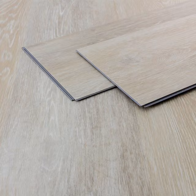 Suelo vinílico de PVC Ml-design color marrón Afterglow con efecto madera, sistema de click, impermeable, 4,62 m² (21 planchas de 122 x 18 cm, grosor 4,2 mm)