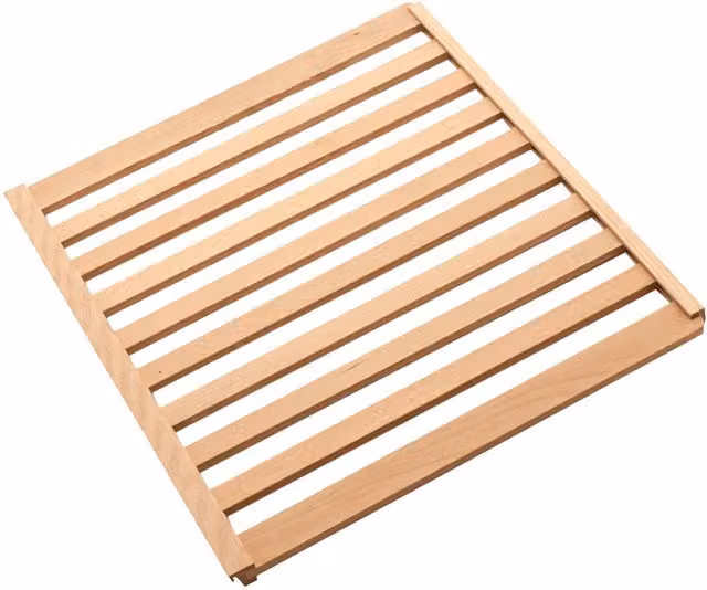 Estante de madera Haier en color beige y marrón para adultos
