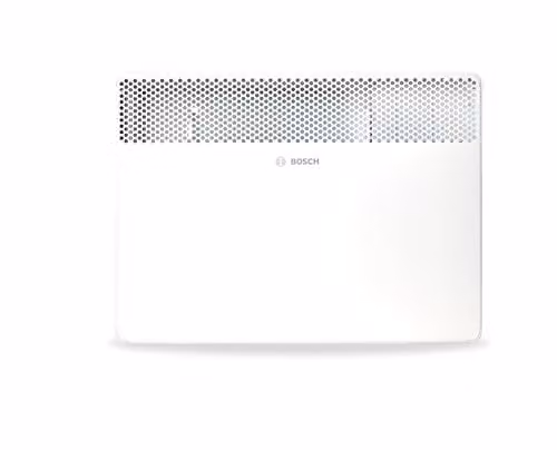 Convector eléctrico Bosch Thermotechnik HC 4000-15 de 1500 W en color blanco con termostato y protección contra sobrecalentamiento