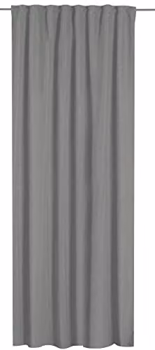 Cortina Blackout Elbersdrucke Sundown 07 Gris para Salón o Dormitorio, An/Al: 140 x 255 cm