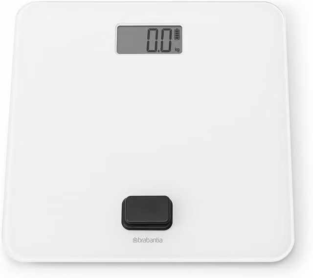 Báscula de baño digital ReNew de Brabantia en color blanco