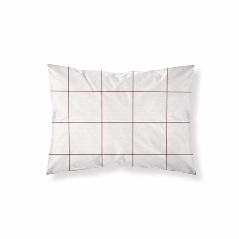 Funda de almohada Muare Home multicolor con diseño de cuadros para Navidad, 100% poliéster, An/P/Al: 45 x 125 cm
