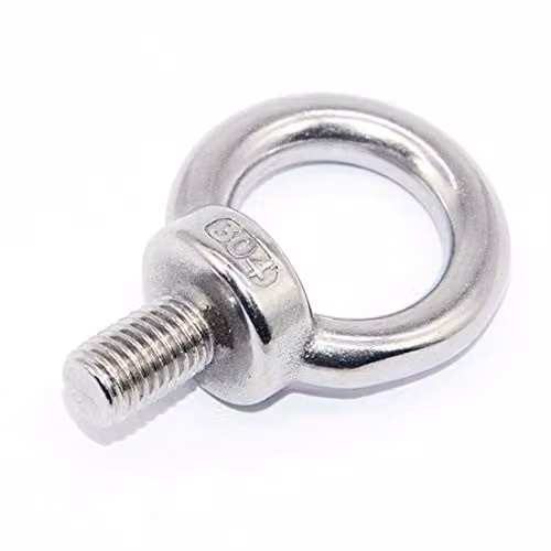 Pack de 12 tornillos de ojo de elevación Xcyroiiy en acero inoxidable 304, color plata, rosca M6