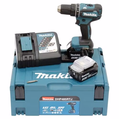 Taladro combinado Makita DHP485RTJ BL 18V Negro