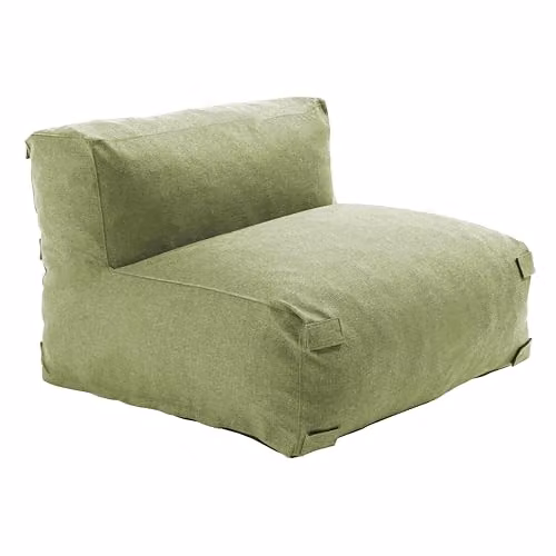 Sillón modular Oviala Cactus color verde para jardín