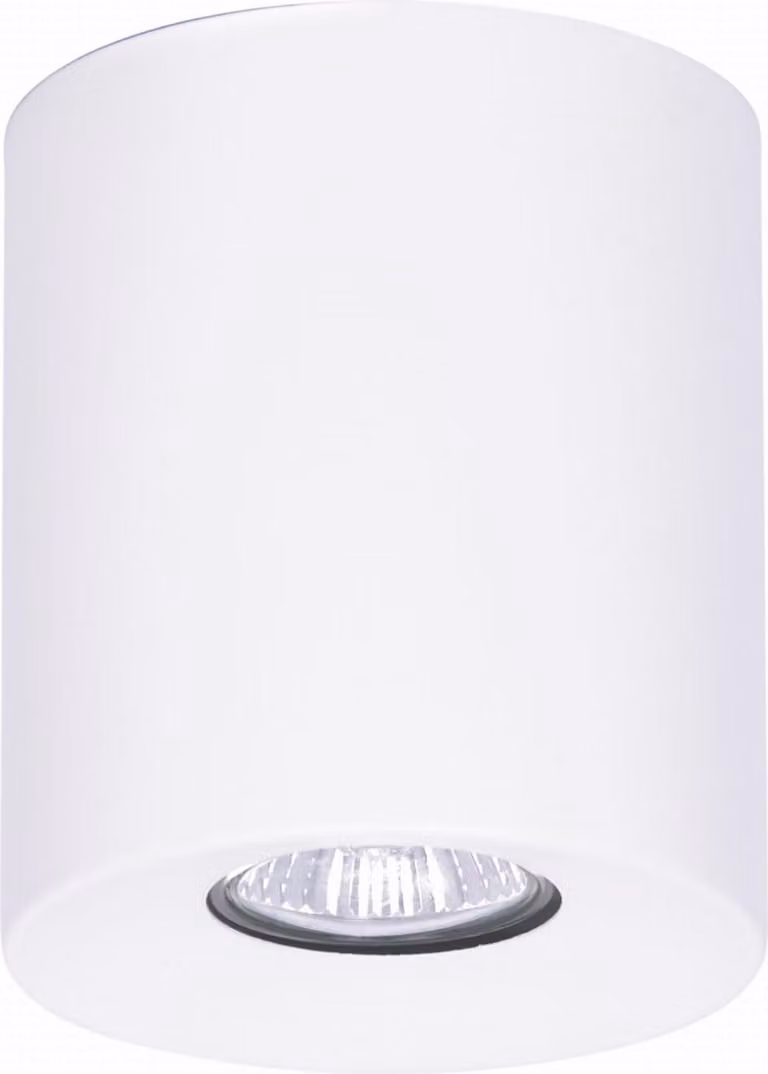 Lámpara de techo empotrada Kaja HORN de color blanco con diseño moderno en metal y plástico para cocina, salón o pasillo