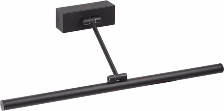 Aplique de superficie Faro Barcelona 61087 en color negro con luz LED de tono blanco cálido 3000 K y protección IP20 para baño o pasillo