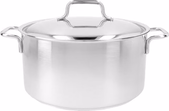 Cacerola con tapa Demeyere Apollo de acero inoxidable y aluminio en color plata, Diámetro: 24 cm