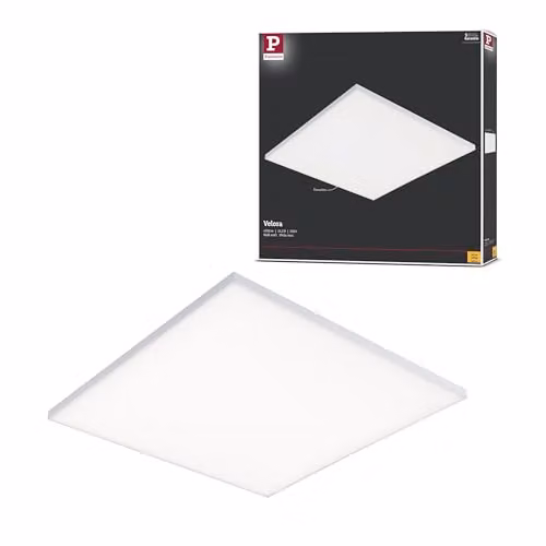 Panel LED Paulmann Velora de color blanco, 34 W, 3000 K, 60 x 60 cm