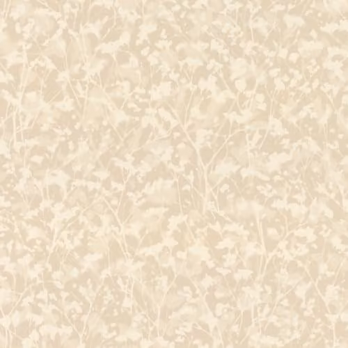 Papel pintado no tejido Rasch Amara con diseño floral de ramas y hojas en blanco y beige, lavable y resistente, 10,05 x 0,53 m