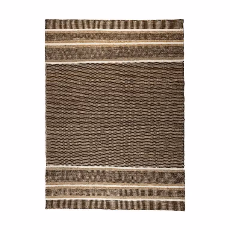 Alfombra de lana retro marrón Dutchbone An/P: 230 x 160 cm