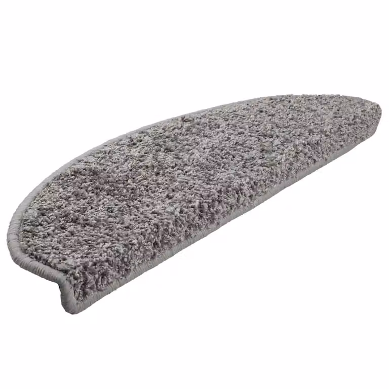 Pack de 30 felpudos para escaleras vidaXL antideslizantes y absorbentes de sonido, color gris, An/P/Al: 65 x 40 x 4 cm