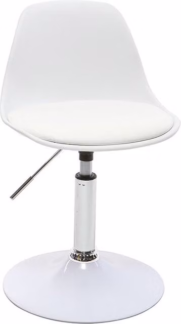 Silla de escritorio infantil Steevy de Miliboo en color blanco