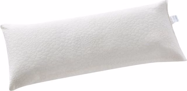 Almohada viscoelástica de copos Donegal Collections en color blanco, An: 105 cm