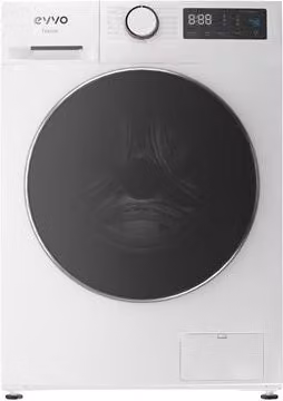 Lavadora de carga frontal EVVO Nature 12 kg, 1350 rpm, Clase A, color blanco