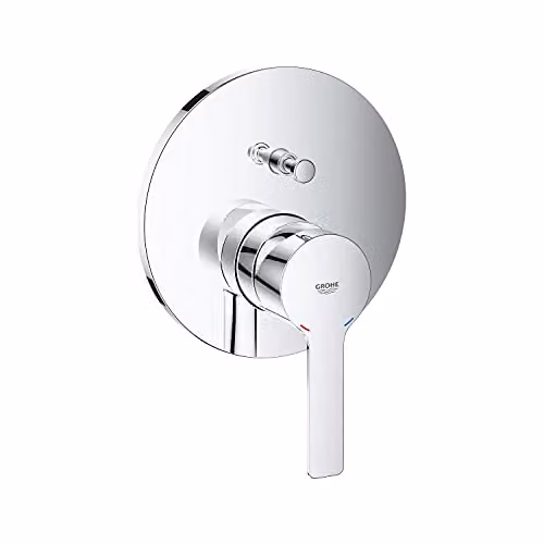 Set de ducha empotrado Grohe con monomando en acabado cromo