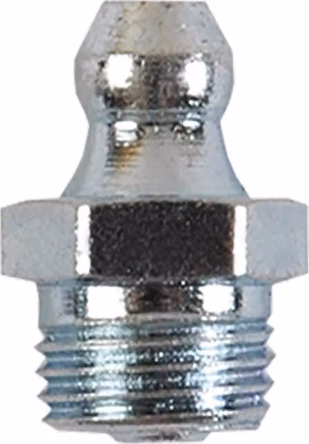 Juego de 100 engrasadores cónicos H1 Din71412 M8x1mm Forma A de Samoa-hallbauer en color plata brillante