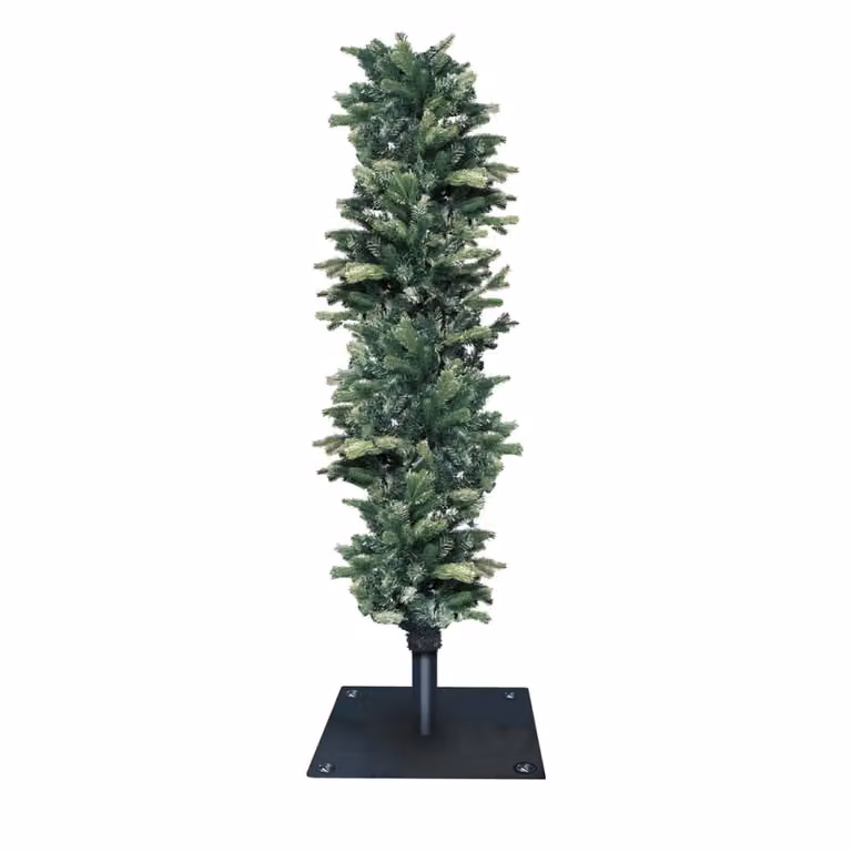 Abeto de Navidad artificial Sia Deco verde con base de metal para mesa Altura: 60 cm