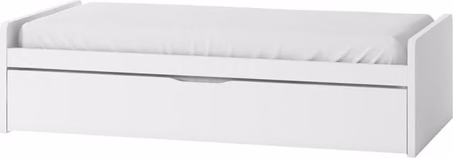 Cama nido Mio de El Corte Inglés en color blanco con cajones y costados bajos