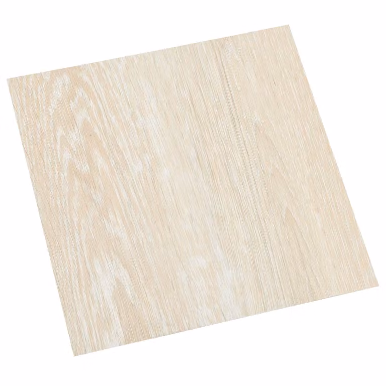 Tableros de suelo autoadhesivos modernos vidaXL de PVC en color beige, 5,11 m² (55 unidades)