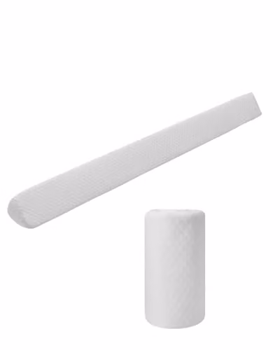 Protector de cama de espuma antideslizante VEVOR para niños, con funda lavable, color blanco, An/P/Al: 142 x 15,2 x 15,2 cm