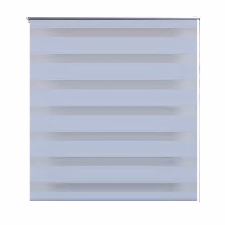 Estor cebra Syfax day night de rayas en color blanco, An/P/Al: 46,7 x 50,9 x 100 cm