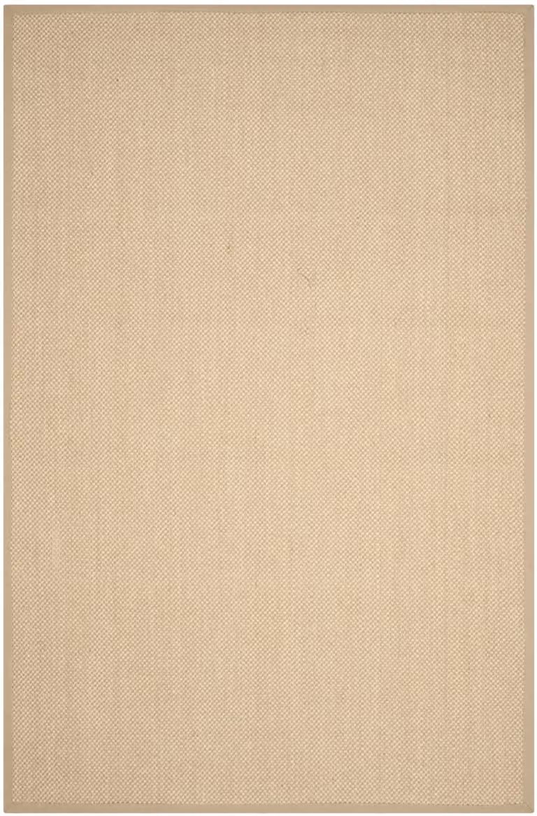 Alfombra de sisal tejida Safavieh modelo Maritime en color amarillo y beige, An/P: 183 x 274 cm