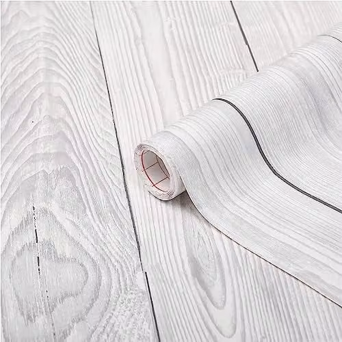 Película adhesiva para muebles d-c-fix efecto madera en mal estado color marrón An x Al: 90 cm x 2,1 m