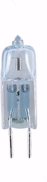 Bombilla halógena Osram Halostar Starlite de 10W transparente con casquillo G4 y luz blanca cálida